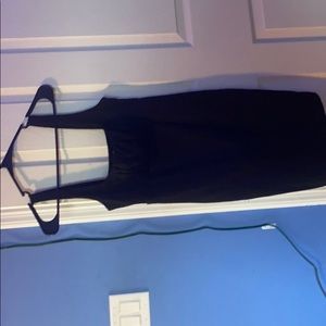 Black mini dress